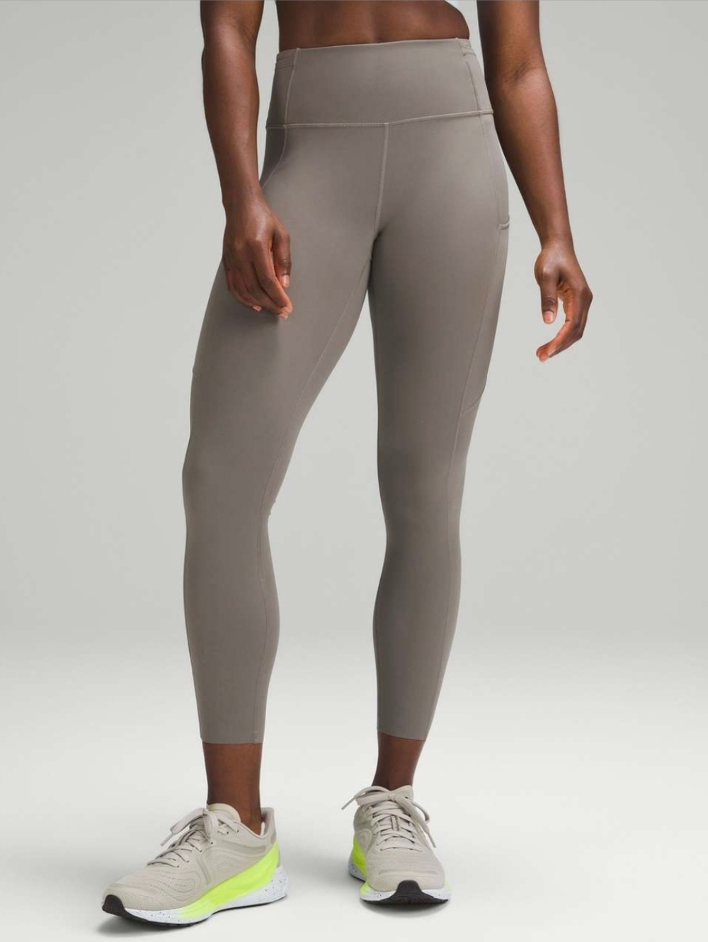 🖤 Lululemon Fast and Free HR Tight 25" | Carbon Dust, Size 6
